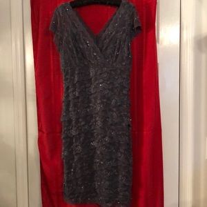 Sexy Gray Evening Dress